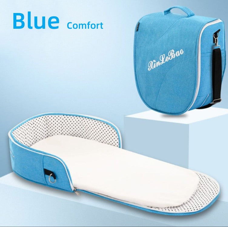 Baby Crib Portable Removable Bed In Bed Multifunctional Foldable Babies' Bed Newborn Bb Small Bed With Mosquito Net - One Red Hill